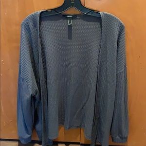 cute forever 21 gray cardigan